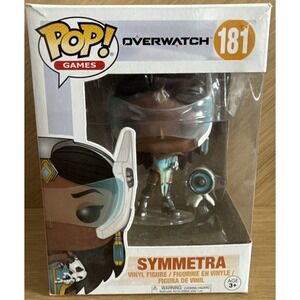 Funko‎ POP! Games Overwatch Symmetra #181 Vinyl Figure *DAMAGED BOX* See Pics